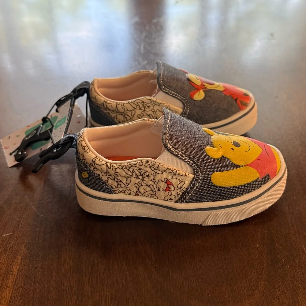NWT Winnie the Pooh slip on shoes